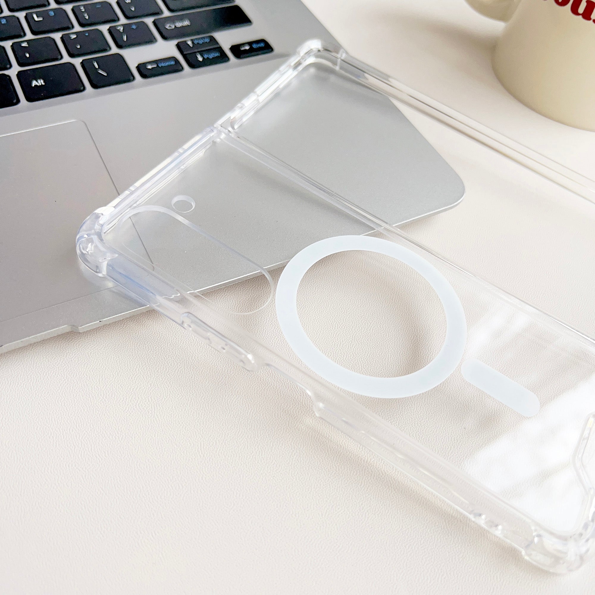 For Samsung Galaxy Z Fold5 5G Magnetic Phone Case Anti-Scratch Hard PC Clear Cover For Samsung Galaxy Z Fold5 5G Magnetic Phone Case Anti-Scratch Hard PC Clear Cover